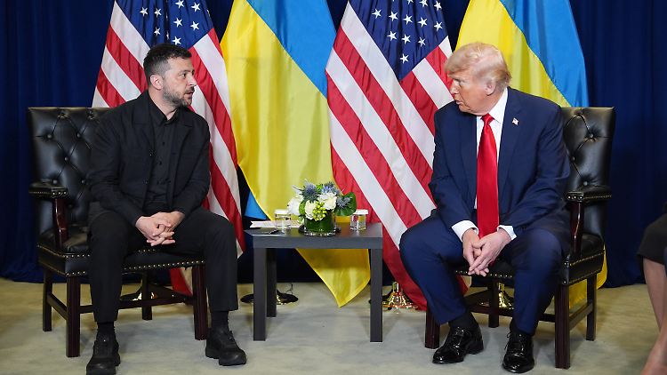 Trump und Selenskyj trafen sich in New York.