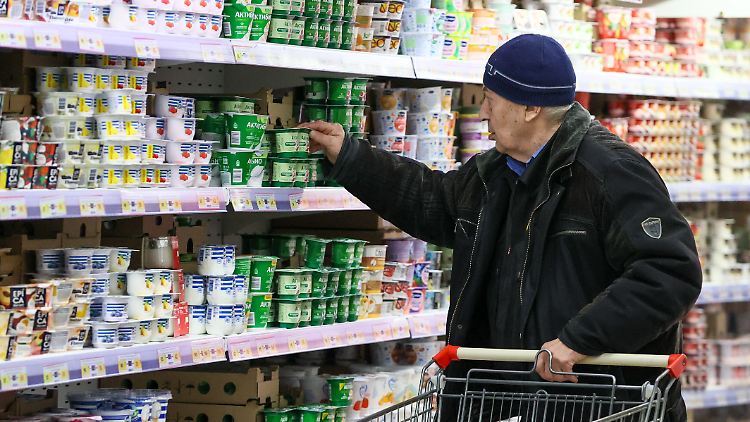 Für Lebensmittel soll die Mehrwertsteuer bei zehn Prozent bleiben, teilt das russische Finanzministerium mit. 