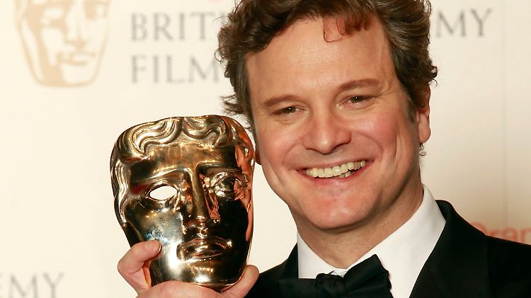 So könnte es weitergehen: Firth mit seinem BAFTA-Award.