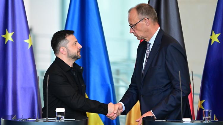 Merz will der Ukraine einen zinslosen Kredit in Höhe von fast 140 Milliarden Euro bereitstellen. 