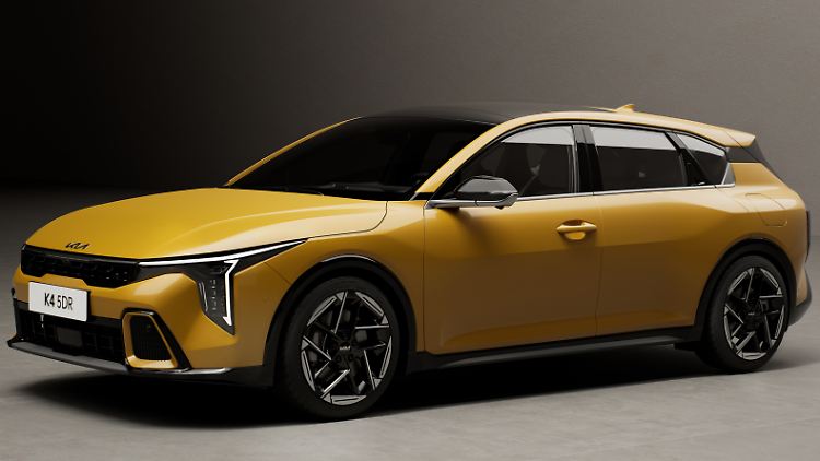 Typisch Kia-Front: Mit extrovertiertem Scheinwerferdesign macht der Koreaner auf sich aufmerksam.