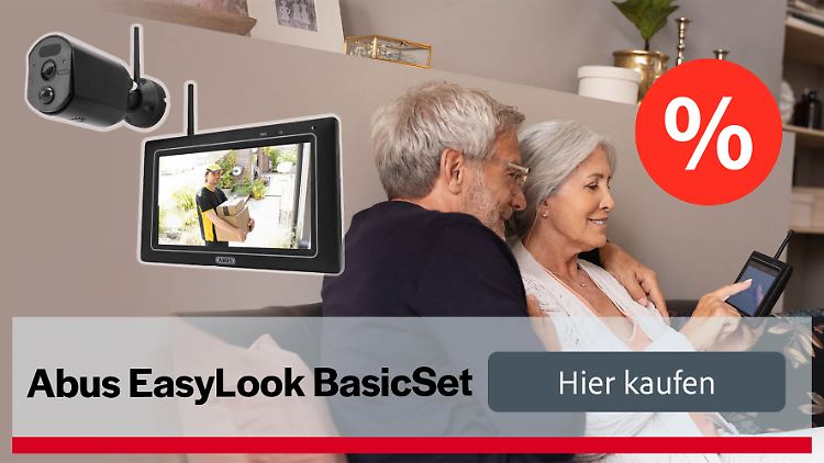 Mit diesem Gadget von Abus entgeht dem Besitzer nichts mehr – das Kamera-Set Easylook erhalten ntv.de-Leser jetzt exklusiv zum Bestpreis für unter 200 Euro.