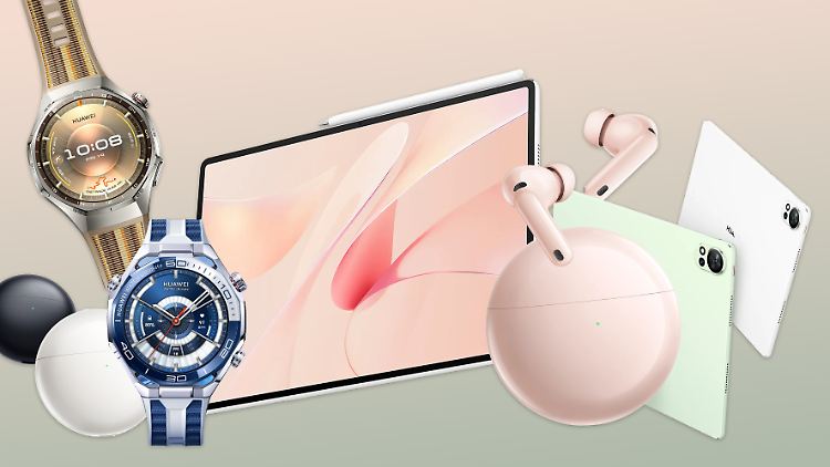 Huawei stellt in Paris die neue Produktgeneration 2025 vor.