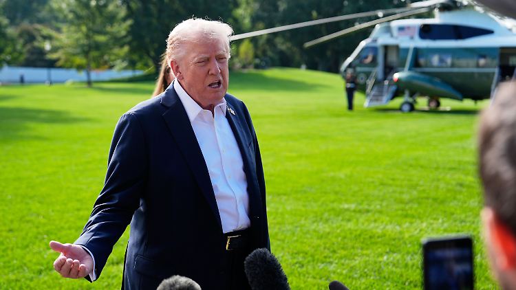 "Ich denke, wir haben ein Abkommen", sagte Trump vor Journalisten vor dem Weißen Haus.