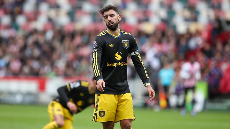 Bruno Fernandes lässt Manchester United leiden.