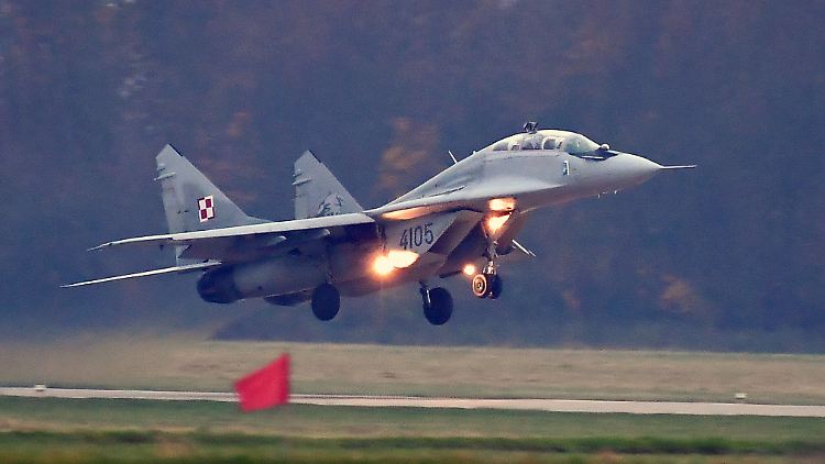 Kampfjets Polens starteten am frühen Morgen (Archivbild).