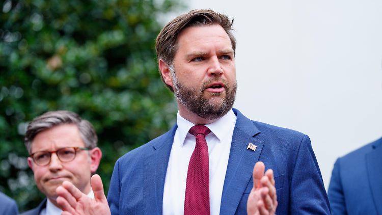 Die Schuld für das Scheitern der Haushalts-Gespräche im Weißen Haus weist Vance den Demokraten zu. 