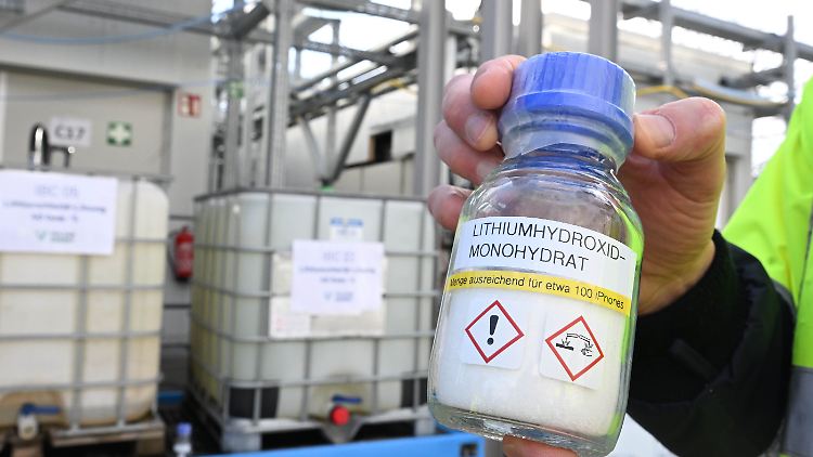 Lithium ist ein zentraler Bestandteil von leistungsfähigen Batterien.