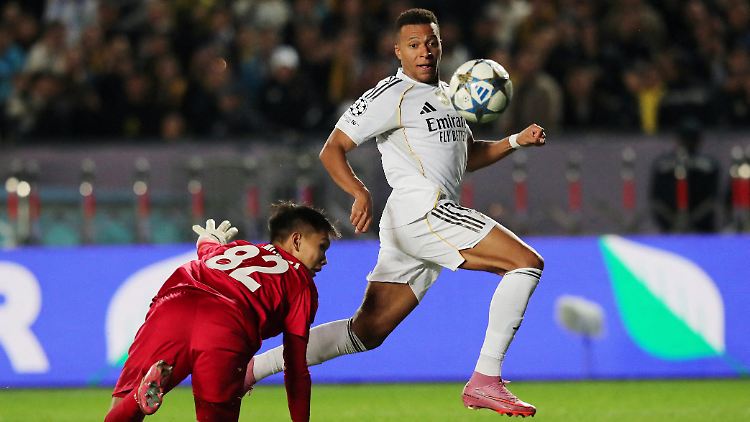 Mann des Abends in Kasachstan: Kylian Mbappé.