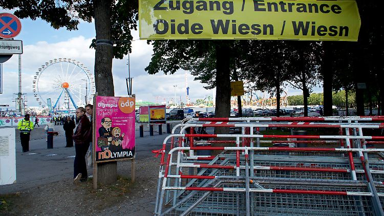 Das Wiesn-Gelände wurde zwischenzeitlich geräumt.