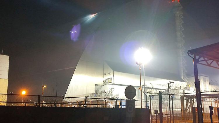 Anfang des Jahres wurde die Außenhülle von Tschernobyl von einer Drohne beschädigt.