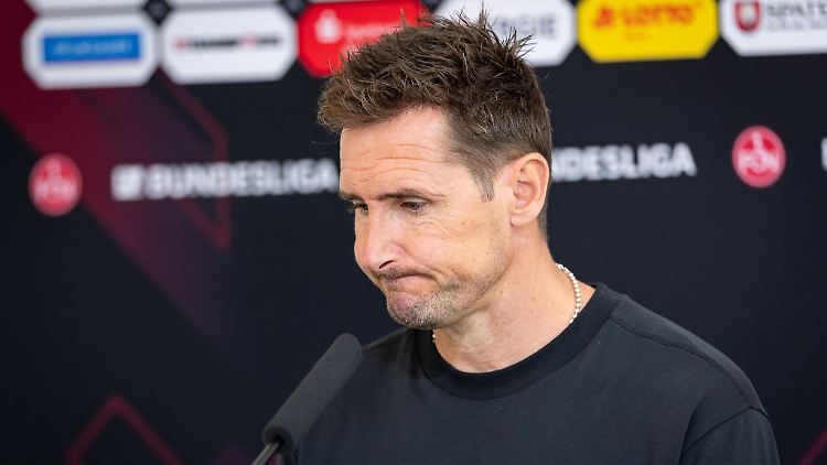 Schwierige Zeit als Nürnberger Trainer: Miroslav Klose.