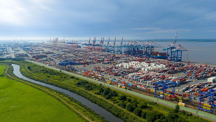 "Deutschland ist anfällig für globale Fragmentierung": Containerumschlag in Bremerhaven. 