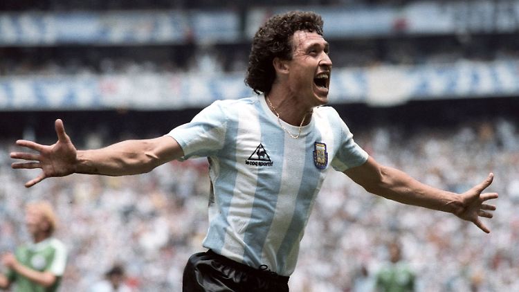 Jorge Valdano durfte dann doch bei der WM 1986 jubeln. 