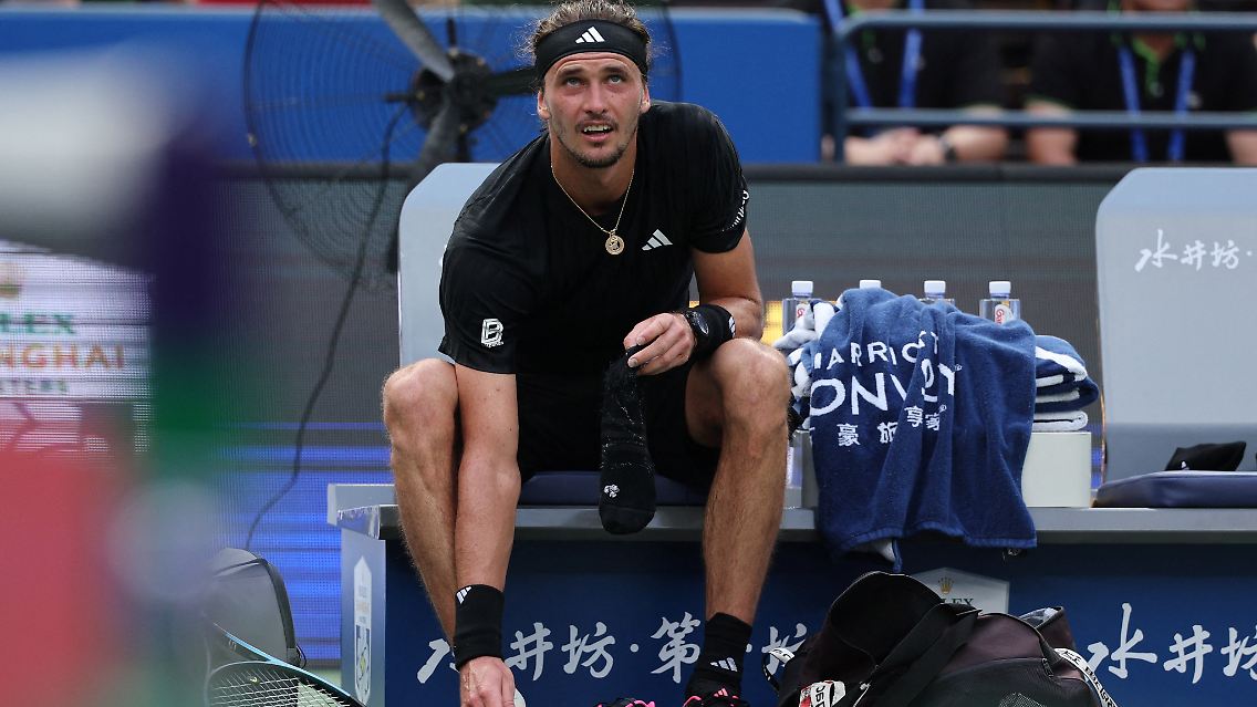 Zverev und sein Zeh.