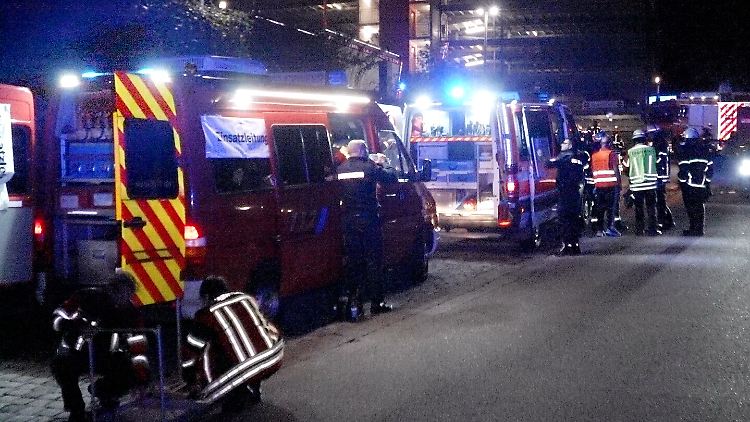 250 Helfer waren beim Brand im Klinikum im Einsatz. 