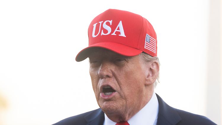 "Ich fordere alle auf, schnell voranzukommen", schreibt Trump auf Truth Social.