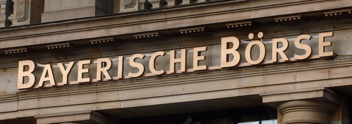 Am Sitz der Bayerischen Börse am Lenbachplatz in München: Im Jahr 2005 feierte die Börse ihr 175-jähriges Gründungsjubiläum.