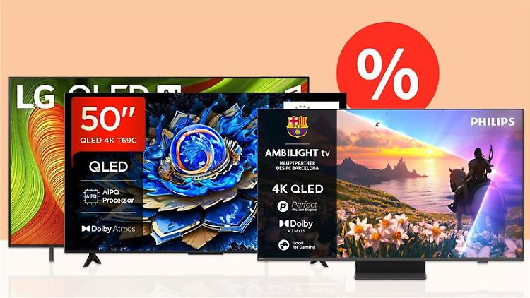 Scharfe Angebote? Am Prime Deal Day sind TVs von Samsung, LG oder Philips am Prime Day radikal reduziert.