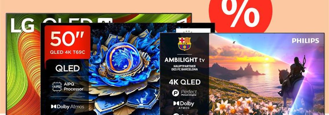 Scharfe Angebote? Am Prime Deal Day sind TVs von Samsung, LG oder Philips am Prime Day radikal reduziert.