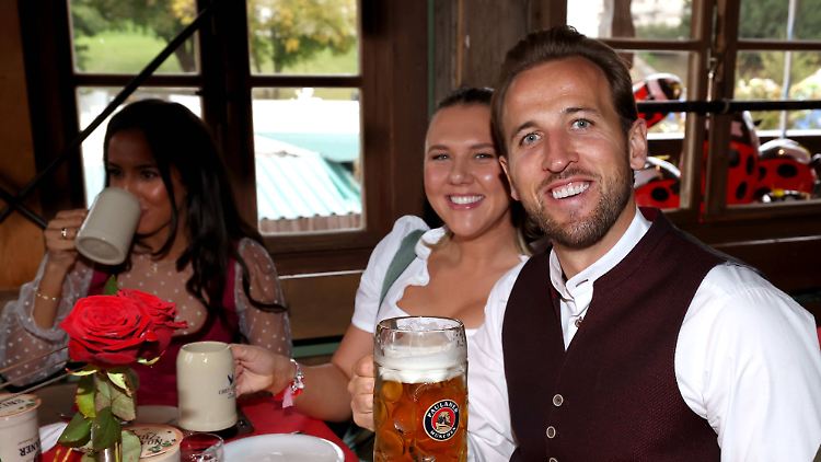 Rundum glücklich in München: Harry Kane.