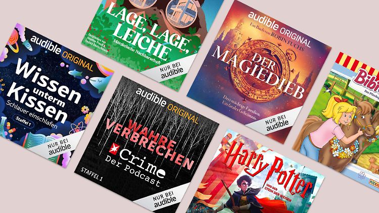 Hörbücher und Podcasts bei Audible hören: Amazon bietet am Prime Day 90 Prozent Rabatt für drei Monate.