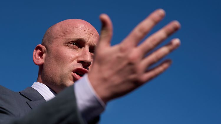 Ist schon lange an Donald Trumps Seite: Stephen Miller.