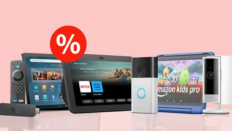 Von Fire-TV-Stick bis Ring-Kamera: Viele Amazon-Gadgets gibt es am Prime Day zu Schnäppchenpreisen.