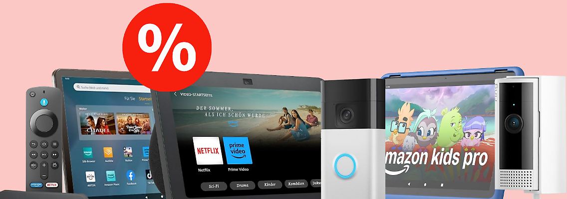 Von Fire-TV-Stick bis Ring-Kamera: Viele Amazon-Gadgets gibt es nach dem Prime Day zu Schnäppchenpreisen.