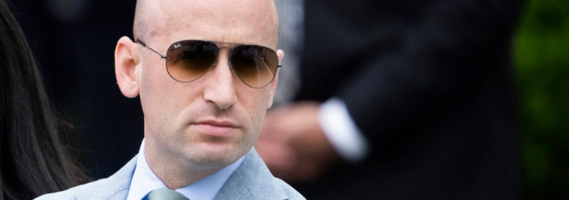 Ist schon lange an Donald Trumps Seite: Stephen Miller.