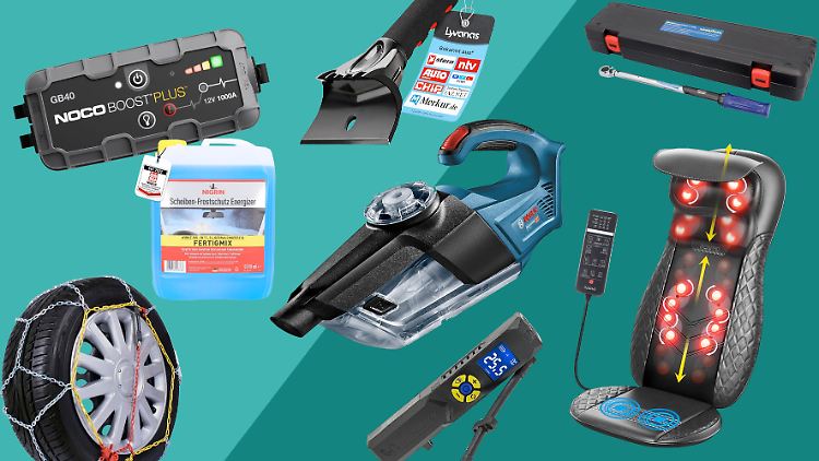 Die zehn besten Auto-Gadgets am Prime Day – von Eiskratzer bis Starthilfe.