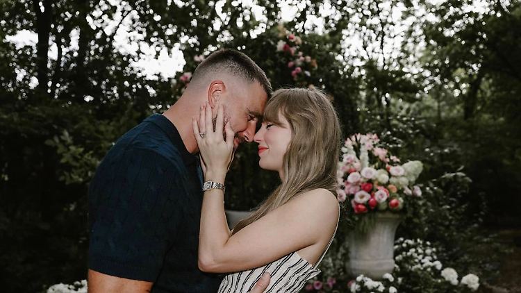 Travis Kelce sei ihr "Lieblingsmensch", sagt Taylor Swift. 