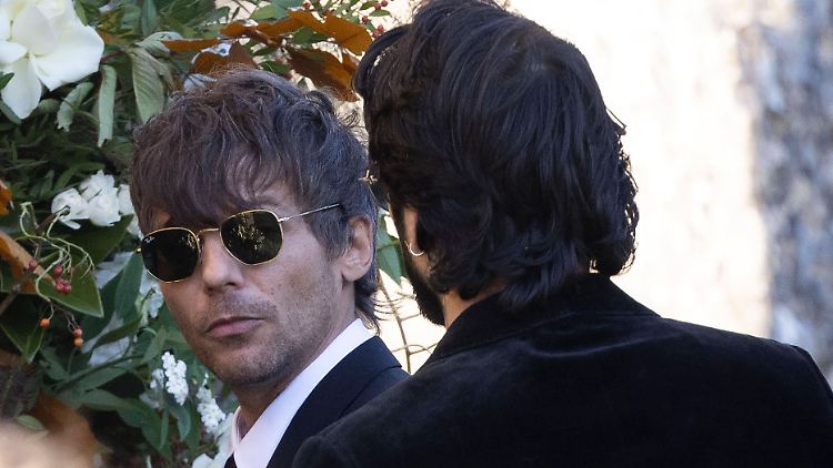 Louis Tomlinson bei der Beerdigung von Liam Payne im November 2024. 