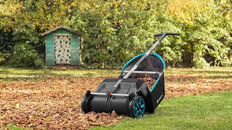 Der Laub- und Rasensammler von Gardena ist am Prime Day im Amazon-Angebot.