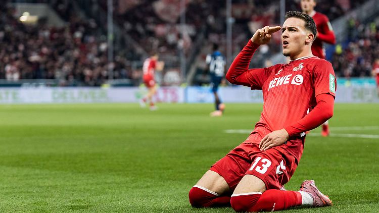 Said El Mala grüßt als großer Hoffnungsträger des 1. FC Köln.