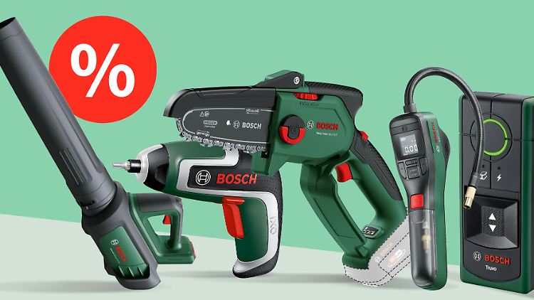 Bosch bietet Elektrowerkzeuge und vieles mehr aktuell zu stark reduzierten Preisen an.