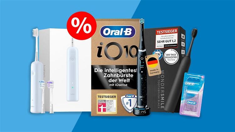 Elektrische Zahnbürsten zum Prime Day mit sauberen Rabatten zu haben.