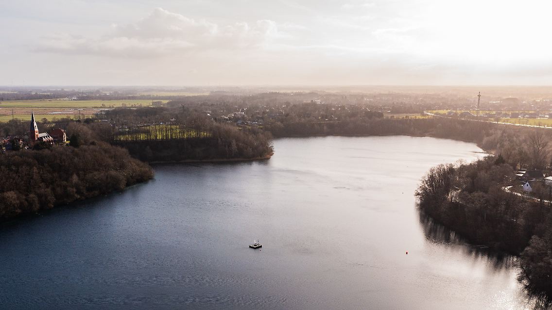 Der Kreidesee wird zu allen Jahreszeiten von Tauchern besucht.