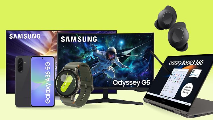 Samsung-Produkte wie Fernseher, Laptops und Smartwatches sind während der Prime Deal Days zu lohnenswerten Preisen erhältlich.