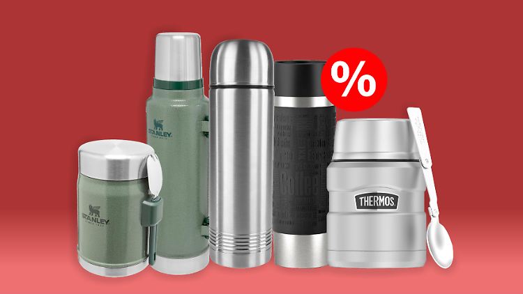 Zum Finale der Prime Deal Days gibt es bei Amazon heiße Preise auf Thermo-Produkte von Stanley, Emsa & Co.