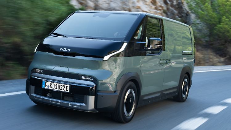Kia steigt mit dem PV5 ins Geschäft mit elektrischen Nutzfahrzeugen ein.