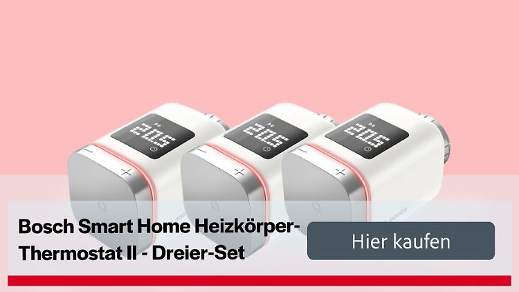 Bosch Smart Home: Heizkörper-Thermostat im Dreier-Set – intelligente Steuerung für mehrere Räume, jetzt im Spar-Paket.