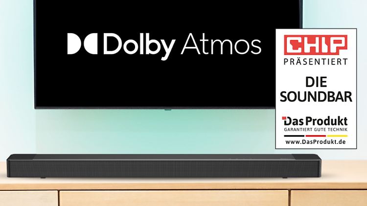 Die Bluetooth-Soundbar von DasProdukt ist mit insgesamt sechs verbauten Lautsprechern ausgestattet.