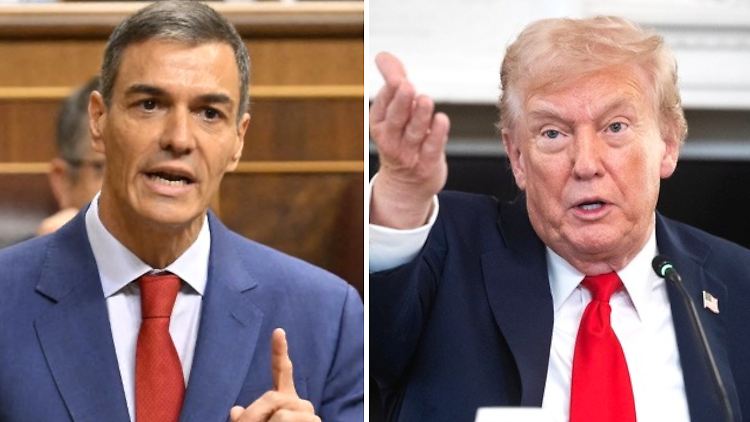 Sanchez sagte zuletzt, für Spanien seien die bisherigen zwei Prozent des BIP ausreichend zur Verteidigung. Trump hingegen verlangt deutlich mehr.