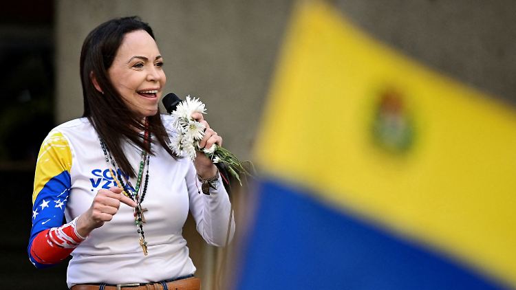 Maria Corina Machado kämpft für den Übergang Venezuelas zur Demokratie.