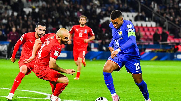 Er dribbelte und traf: Kylian Mbappé.