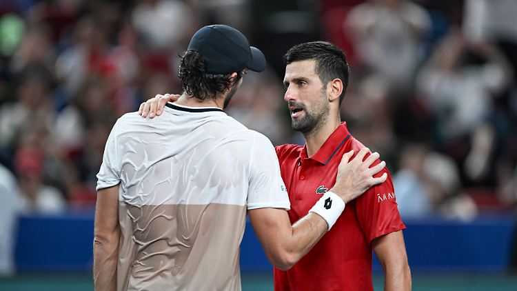 Djokovic bedankte sich bei seinem Gegner.