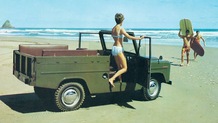 SUV-Pionier für Ozeanien und Pakistan: Der Skoda Trekka überzeugte ab 1966 Landwirte, Jäger und Surfer.
