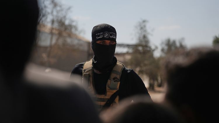 Ein Hamas-Kämpfer in Chan Junis. 