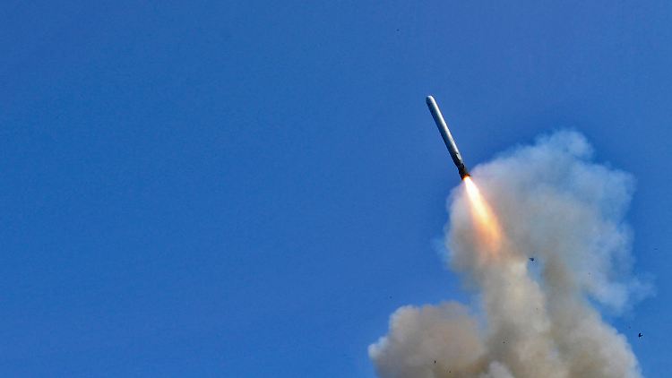 Start einer Tomahawk von einem Schiff der US-Marine. (Archivbild)